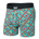 Saxx Men's Ultra Boxer Briefs With Fly - Pina Colada Plaid Aqua