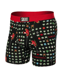 Saxx Men's Ultra Boxer Briefs With Fly - Sleigh Invaders Black