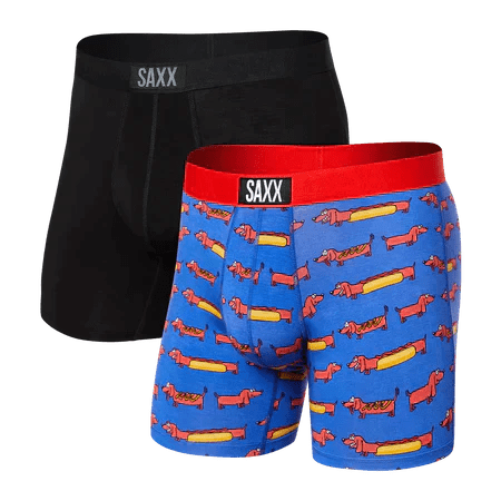 Saxx Men's Vibe Boxer Brief 2 Pack - A&M Clothing & Shoes