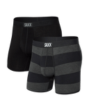 Saxx Men's Vibe Boxer Brief 2 Pack - Graphite Ombre Rugby