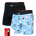 Saxx Men's Vibe Xtra Boxer Brief Fly 2PK - Frosty the Gamer/Black