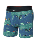 Saxx Men's Vibe Xtra Boxer Brief Fly - Buzzcut Dark Denim