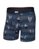 Saxx Men's Vibe Xtra Boxer Brief Fly - Shark Bite Navy