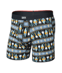 Saxx Men's Vibe Xtra Soft Comfort Boxer Brief Fly - Golf Sweater-Black