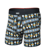 Saxx Men's Vibe Xtra Soft Comfort Boxer Brief Fly - Golf Sweater-Black