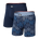 Saxx Men's Vibe Xtra Soft Comfort Boxer Brief Fly 2PK - Snowflake Chevron/Maritime