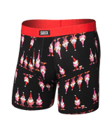 Saxx Men's Vibe Xtra Soft Comfort Boxer Brief Fly - Nick In A Box-Black
