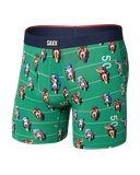 Saxx Men's Vibe Xtra Soft Comfort Boxer Brief Fly - Armchair QB-Lawn Green
