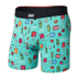 Saxx Men's Vibe Xtra Soft Comfort Boxer Brief Fly - A&M Clothing & Shoes