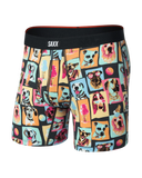 Saxx Men's Vibe Xtra Soft Comfort Boxer Brief Fly - Summer Dogs Of Saxx-Multi
