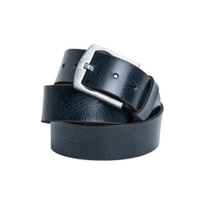 Silver Jeans Men's Genuine Leather Belt - Navy