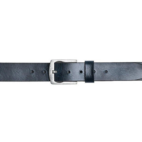 Silver Jeans Men's Genuine Leather Belt - Navy