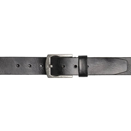 Silver Jeans Men's Genuine Leather Belt - Black