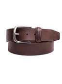 Silver Jeans Men's Genuine Milled Leather Belt - Brown