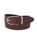 Silver Jeans Women's Genuine Leather Belt - Dark Tan