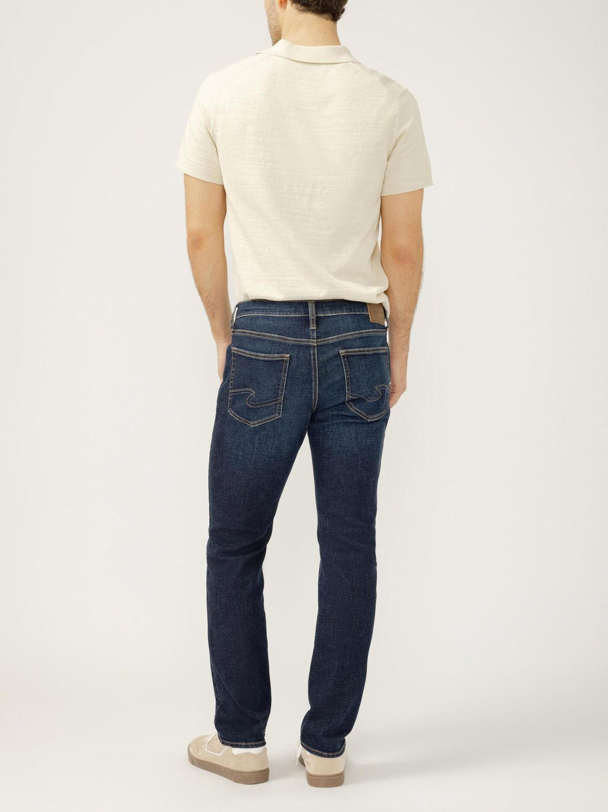 Silver Men's Allan Slim Leg Jeans - Regent