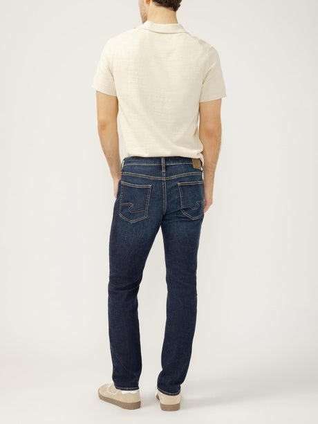 Silver Men's Allan Slim Leg Jeans - Regent