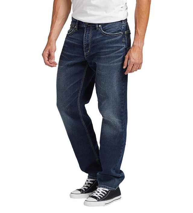 Silver Men's Eddie Athletic Tapered Jean - A&M Clothing & Shoes - Westlock
