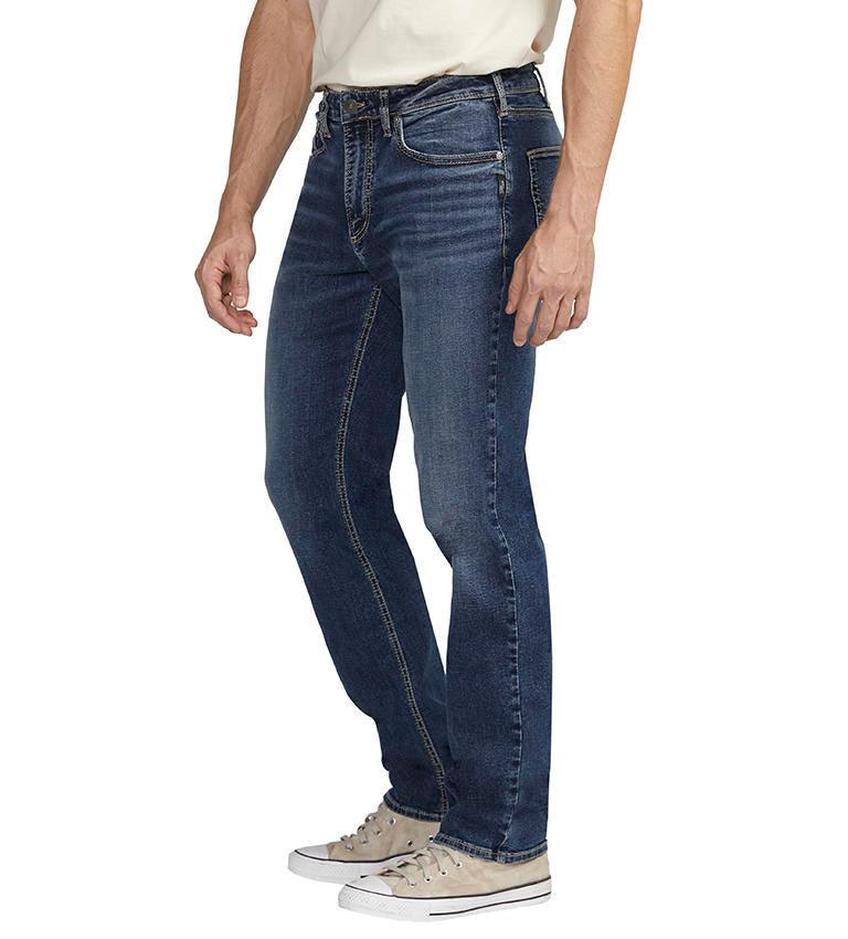 Silver Men's Machray Athletic Fit Jeans - A&M Clothing & Shoes