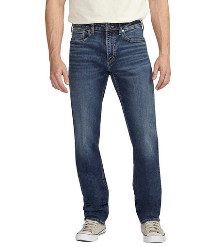 Silver Men's Machray Athletic Fit Jeans - A&M Clothing & Shoes