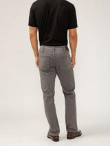 Silver Men's Machray Athletic Fit Straight Leg Coloured Jeans - A&M Clothing & Shoes