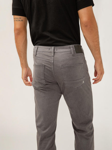 Silver Men's Machray Athletic Fit Straight Leg Coloured Jeans - Slate Grey
