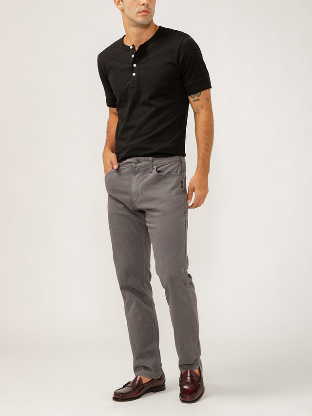 Silver Men's Machray Athletic Fit Straight Leg Coloured Jeans - A&M Clothing & Shoes