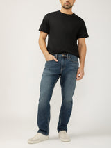 Silver Men's Machray Athletic Fit Straight Leg Jeans - A&M Clothing & Shoes