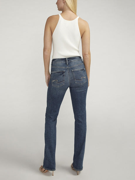 Silver Women's Avery Slim Boot Jeans - Indigo