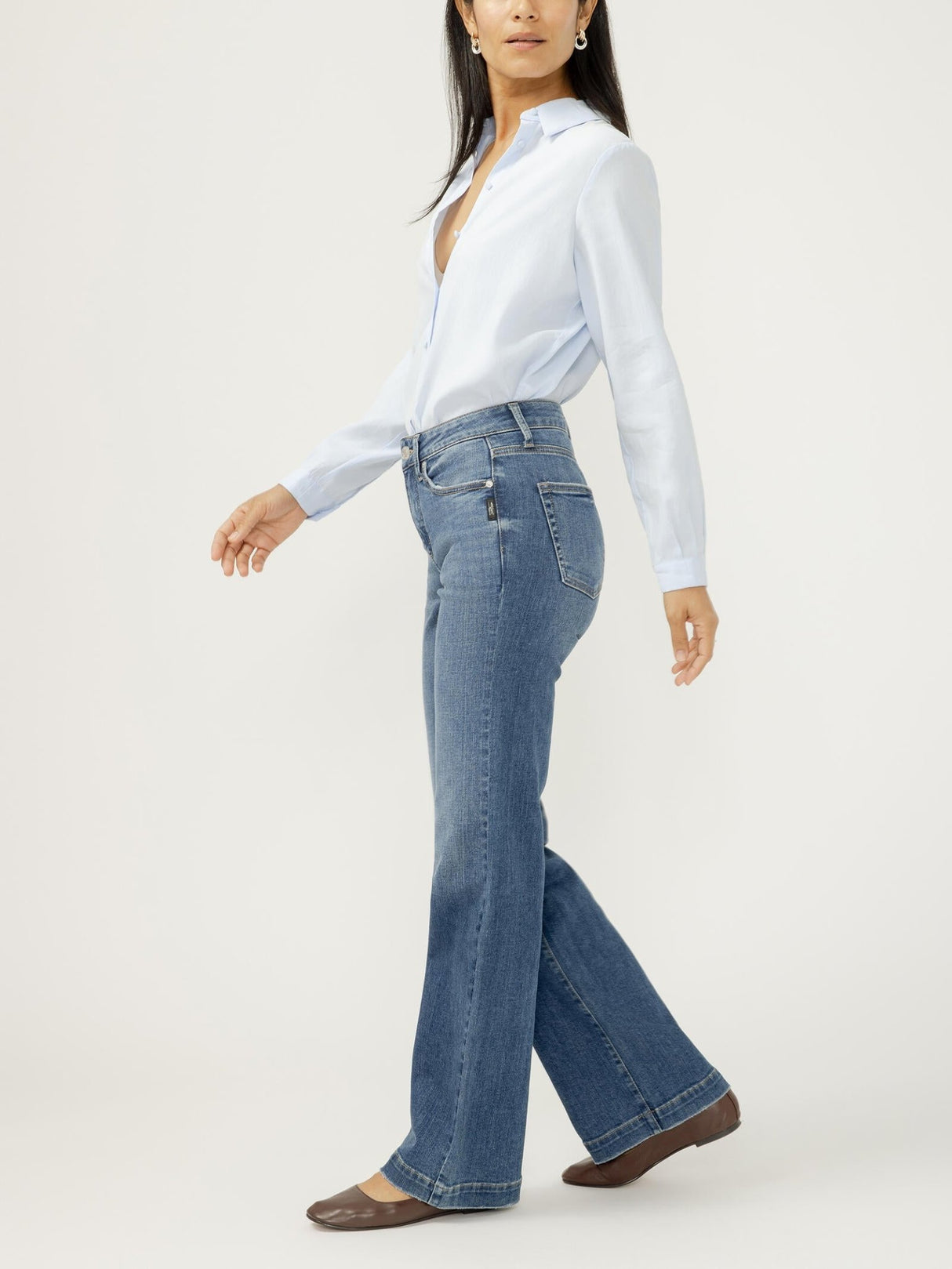 Silver Women's Avery Trouser Jeans - Folk