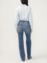 Silver Women's Avery Trouser Jeans - Folk