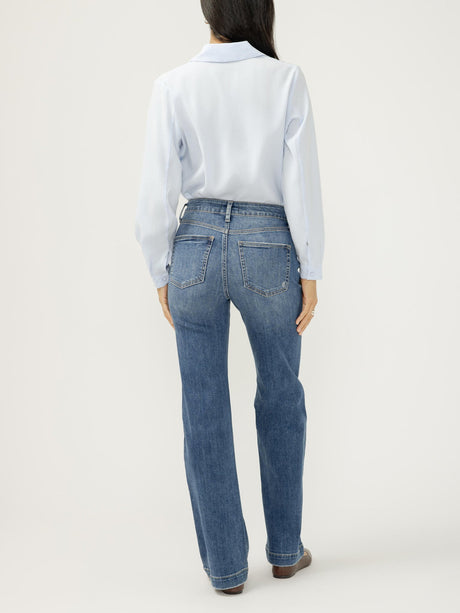 Silver Women's Avery Trouser Jeans - Folk
