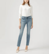 Silver Women's Elyse Mid Rise Straight Leg Jeans - A&M Clothing & Shoes