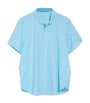 Silver Youth Boys Actif Performance SS Shirt - Light Blue