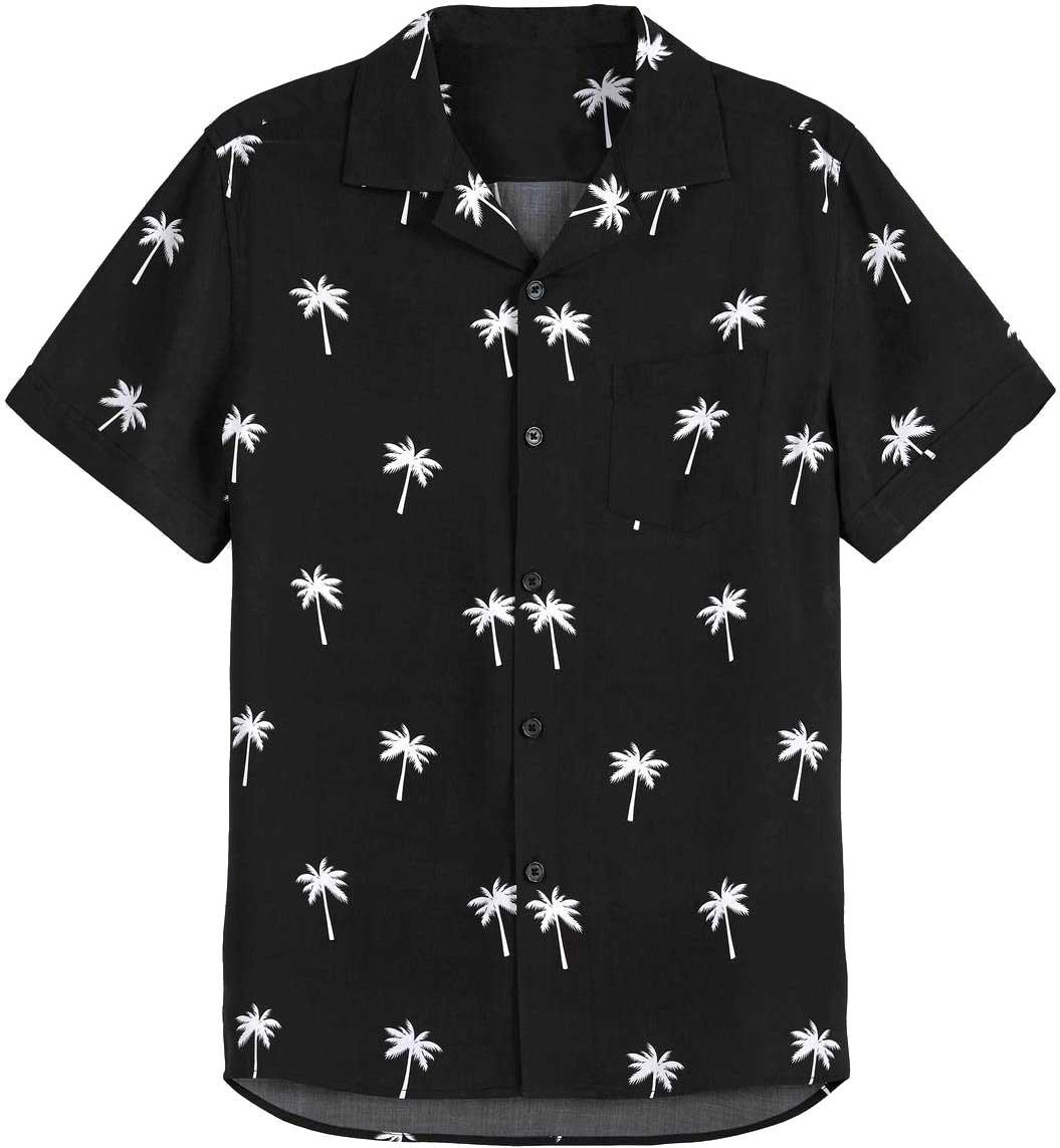 Silver Youth Boys Palm Tree Shirt - A&M Clothing & Shoes