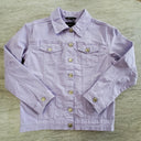 Silver Youth Girls Denim Jacket - Lavender