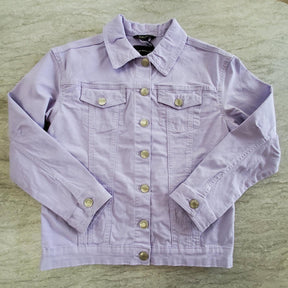 Silver Youth Girls Denim Jacket - Lavender