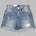 Silver Youth Girls Lacy Denim Shorts - Denim
