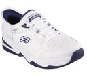 Skechers Men's Slip-ins Durham Wide Shoe - White/Navy