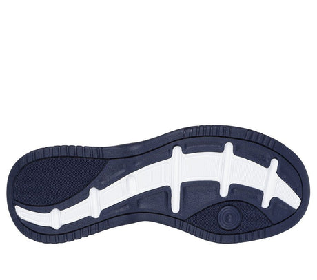Skechers Men's Slip-ins Durham Wide Shoe - White/Navy