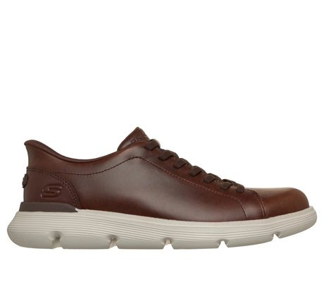 Skechers Men's Slip-ins Garza Enticer Shoes - Red Brown