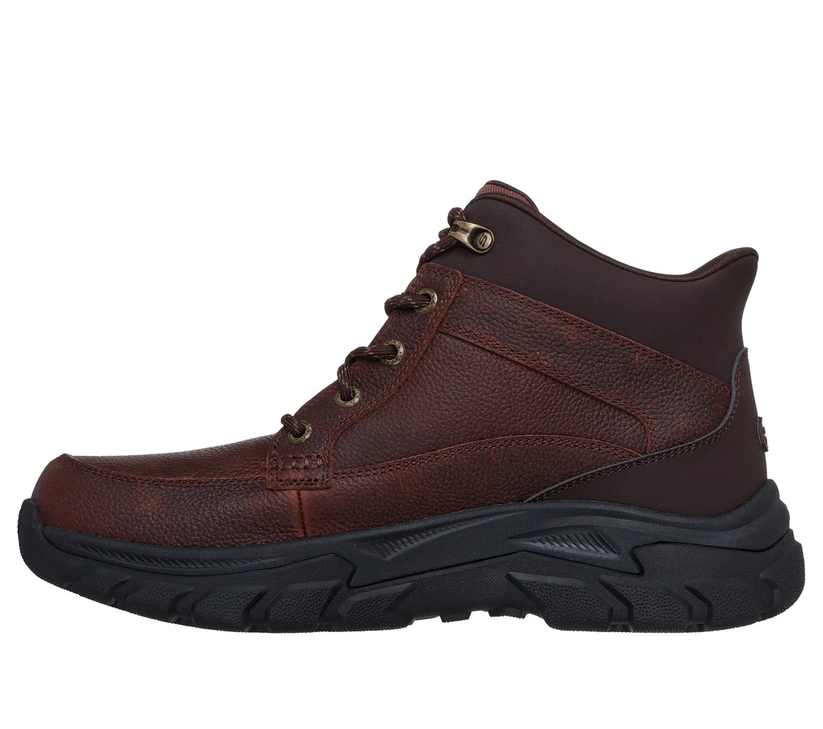 Skechers Men's Slip-Ins Respected 2.0 Orson Boots Wide - Red/Brown