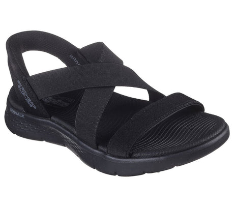 Skechers Women's Go Walk Flex Glimmer U Sandals Wide - A&M Clothing & Shoes - Westlock