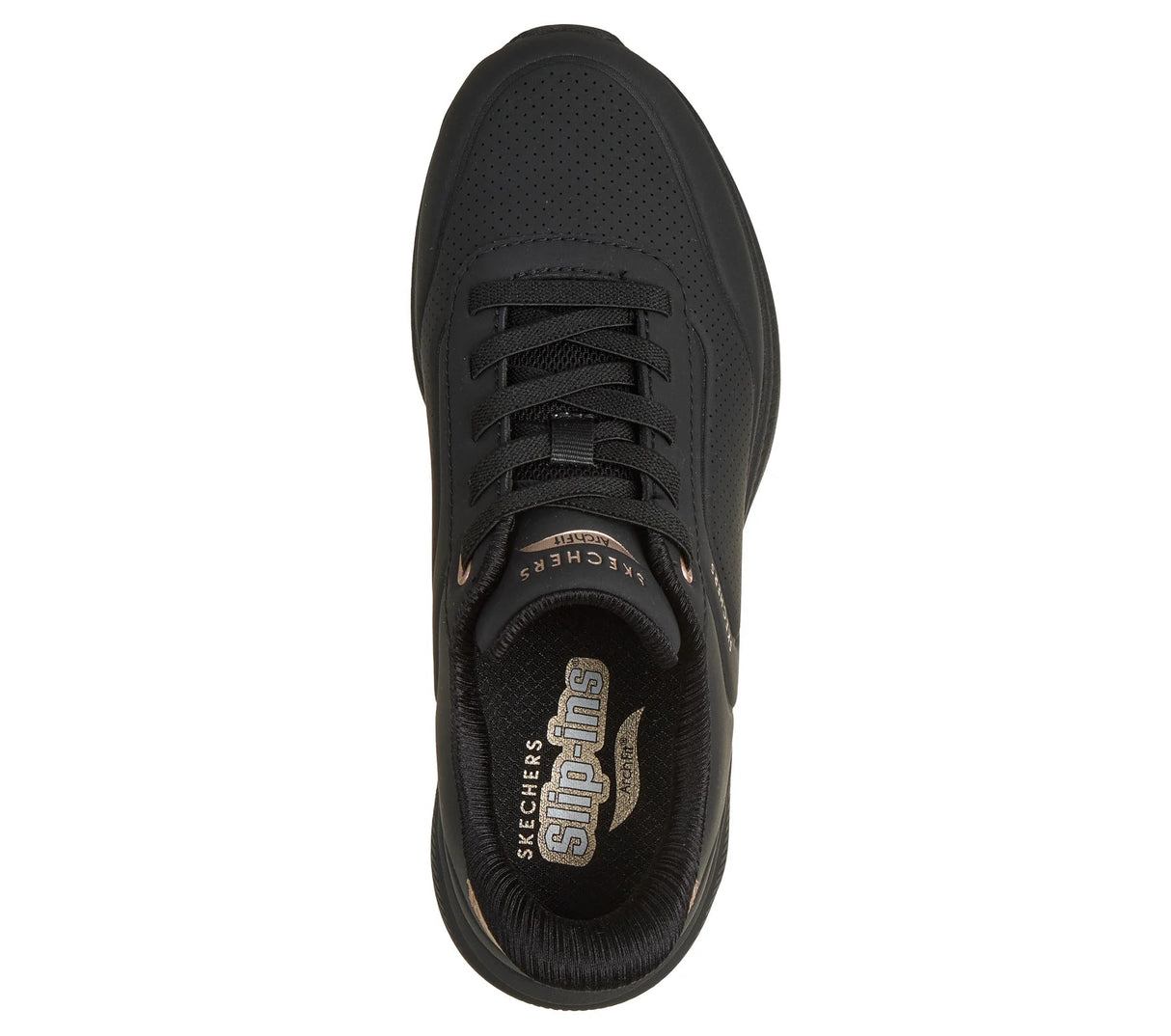 Skechers Women's Slip-Ins Arch Fit Uno Relaxing on Air Shoes - Black