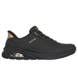 Skechers Women's Slip-Ins Arch Fit Uno Relaxing on Air Shoes - Black