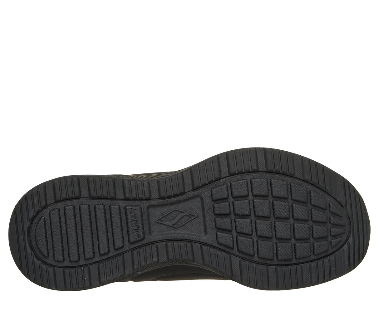 Skechers Women's Slip-Ins Arch Fit Uno Relaxing on Air Shoes - Black