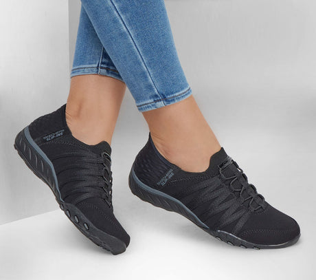 Skechers Women's Slip-ins Breathe Wide - Black