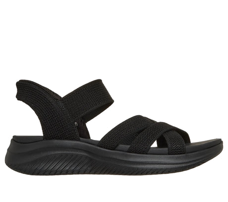 Skechers Women's Slip-ins Ultra Flex 3 Sandals - Black