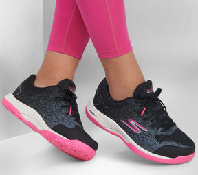 Skechers Women's Viper Court Pickleball - Black/Pink