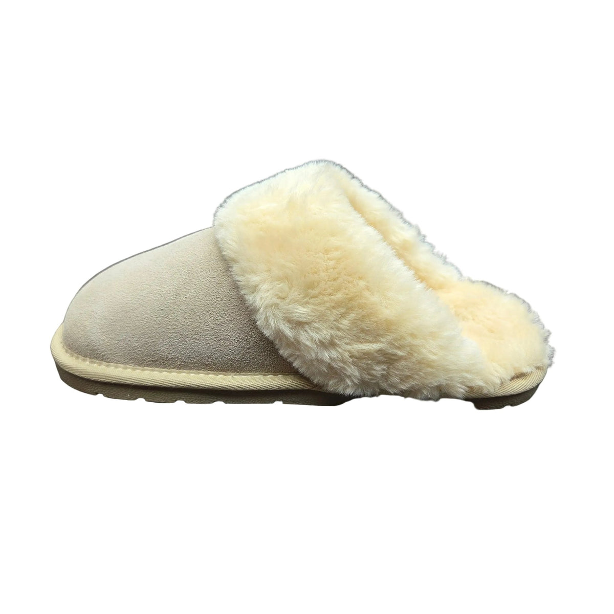 Snow Owl Women's Ayla Suede Slide Slipper - Sand